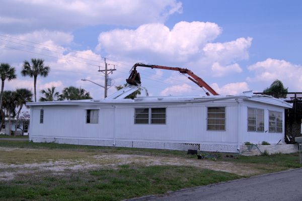 Mobile Home Demolition in Stow