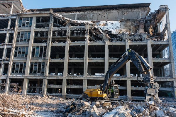 Commercial Building Demolition in Stow