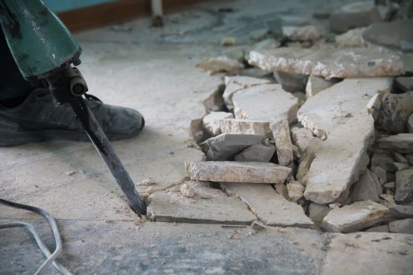 Concrete Floor Removal in Stow