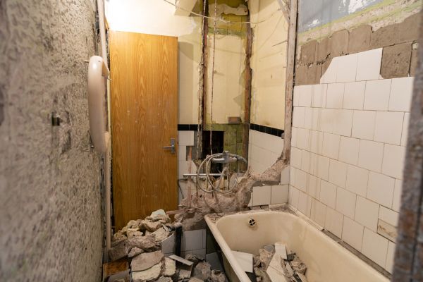 Shower Tile Demolition in Stow