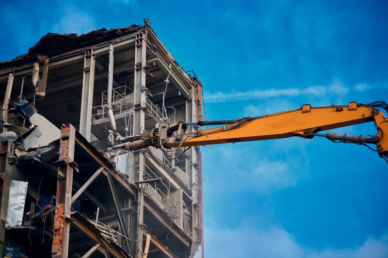 Demolition Machinery in Action